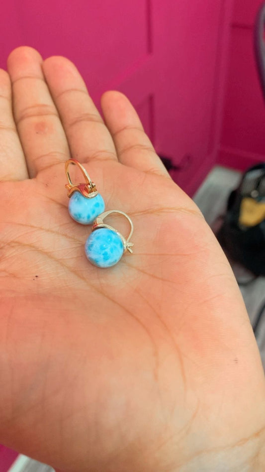 Argollas Larimar