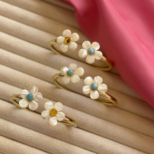 Pulsera Flor Nacar